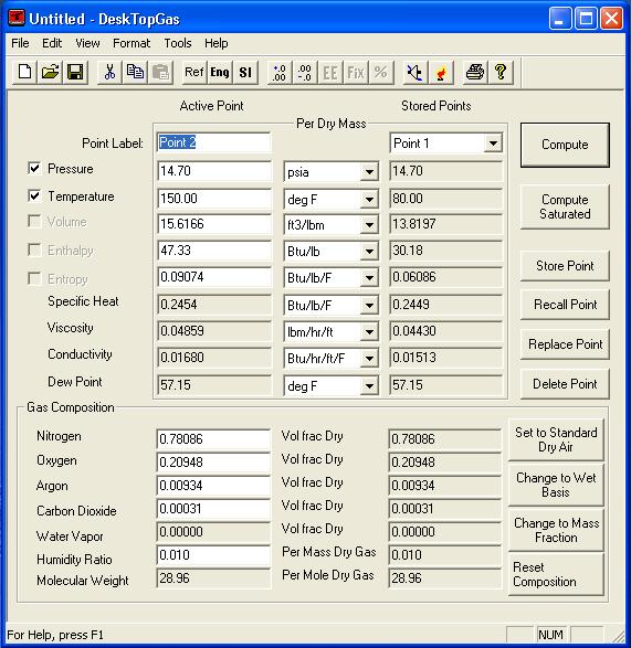 DeskTop Gas Calculator